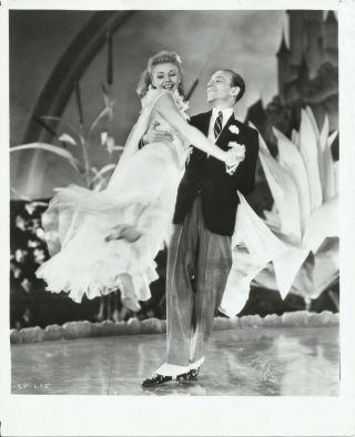 Vintage Fred Astaire Ginger Rogers Dancing Press Photo 8x10 Glossy