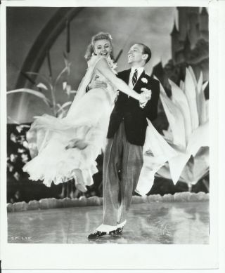 Vintage Fred Astaire Ginger Rogers Dancing Press Photo 8x10 Glossy 2