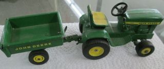 Vintage Ertl Toy John Deere Tractor And Trailer