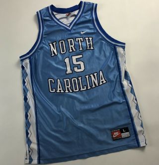 Vintage Nike Unc North Carolina Tar Heels Vince Carter Basketball Jersey Vtg 90s
