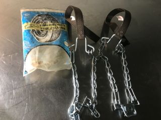 Nos Vintag Peerless Universal Tire Chains Re - Enforced Emergency Weather Traction