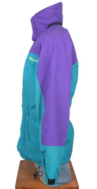 Vtg 90s Marmot GORE - TEX MOUNTAINEERING COAT Ski Shell Jacket Colorblock Mens M 2