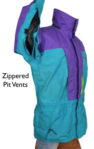 Vtg 90s Marmot GORE - TEX MOUNTAINEERING COAT Ski Shell Jacket Colorblock Mens M 4