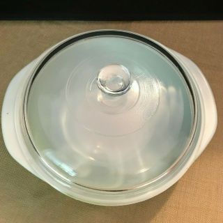 Vintage Pyrex Bright Kelly Green 2 Qt.  Round Casserole Dish 024 w/ Glass Lid 2