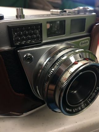 Vintage Kodak Retinette 11A Camera With Case 4