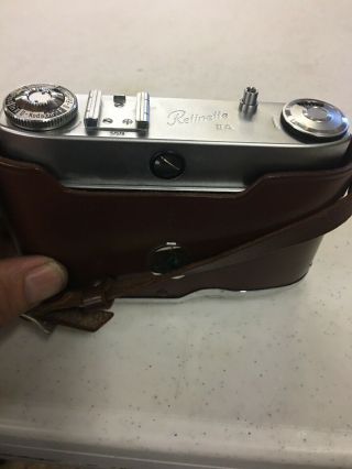 Vintage Kodak Retinette 11A Camera With Case 7