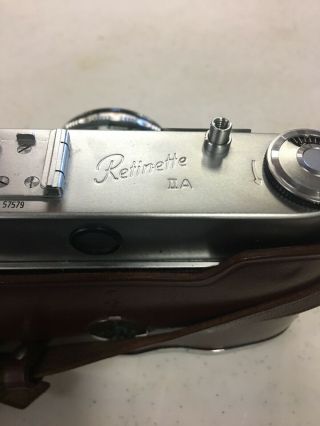 Vintage Kodak Retinette 11A Camera With Case 8
