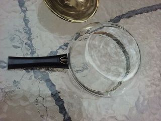 Vintage Pyrex Glass 2 Cup Sauce Pan W/ Metal Lid & Pour Spout Kitchenware 5
