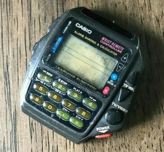 Vintage 1994 Casio Cmd - 40 Remote Controller Watch,  Made In Japan,  Module 1174