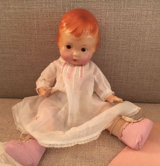 Effanbee Vintage Patsy Doll 13” Composition,  Late 20’s Unmarked