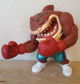 Street Sharks Big Slammu Boxer Action Figure Mattel 1995 Street Wise Designs Vtg
