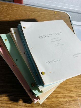 $30 Vintage Script Blowout - - Project U.  F.  O.  - - Pick Your Script