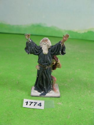 Vintage Sanderson Metal Figure Wizard & Lady Collectable Toy Model 1774