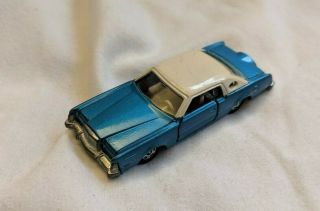 Vintage 1976 Tomy Ford Lincoln Continental Mark Iv Tomica Blue No F4 1/77