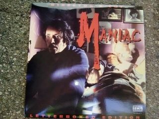Maniac - Laserdisc Vintage Very Rare Laser Disc Horror Thriller Cult 2