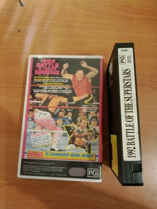 Vintage Pre - Owned VHS Movie - WWF 1992 Battle of The Superstars [V2] 2