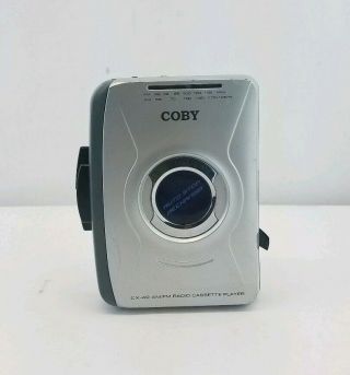 Vintage Coby Cx - 49 Am/fm Radio Tape Cassette Player