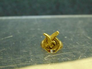 Vintage Fraternal Order Of Eagles Foe Lapel Pin Liberty Truth Justice Equality