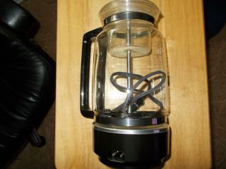 Vintage Dazey Perk Up 10 Cup Glass Coffee Percolator Model Dpk Black