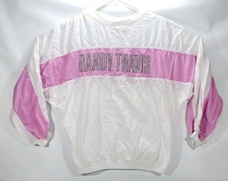 Vtg 80s Randy Travis Long Sleeve T Shirt Usa Made