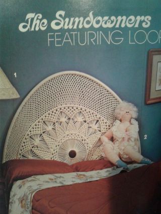 Vintage Macrame Pattern Book Fiber Form & Fantasy Headboard Patterns Lamps More