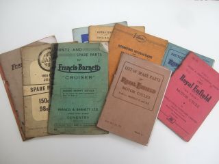 Vintage Books ‘lightweight’ Motorcycles – Various Models