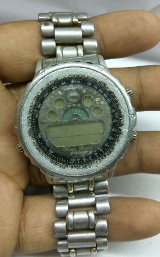 Vintage Casio Dw - 7000 G - Shock Digital S.  S Watch & Repair & Watchmakers