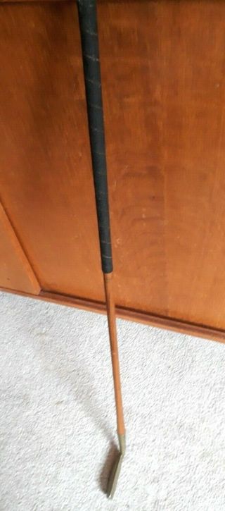 Antique Vintage Hickory Shaft Gem Putter Tom Trapp Shirley Park Golf 2