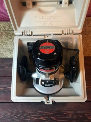 Sears Craftsman Router Model 315.  17381 Vintage Router Very