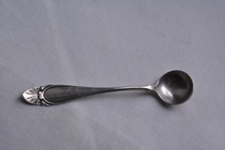 Vintage Chas.  Bickelmann Sterling Silver Salt Cellar Spoon