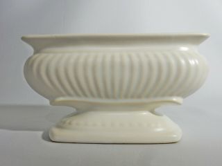 Lovely Vintage Retro Braemore C - 8 White Cream Vase Pot Dish Australian Pottery