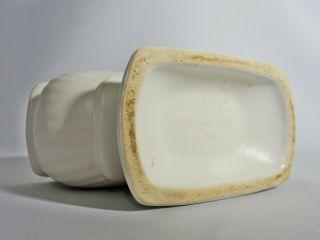Lovely Vintage Retro Braemore C - 8 White Cream Vase Pot Dish Australian Pottery 4