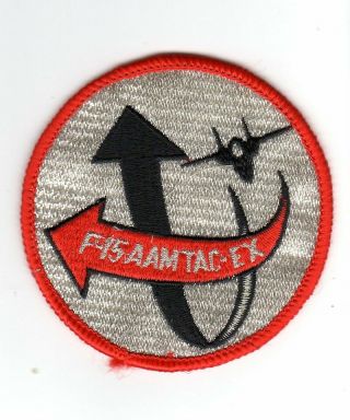 Vintage Usaf Us Air Force Patch F - 15aam Tac - Ex
