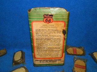 Vintage Phillips 66 Shaler Hot Patches Gas Station Tire Repair Shop Box of 24 5