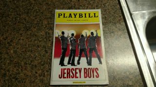 Broadway Playbill Jersey Boys August Wilson Theatre Vintage 2000 