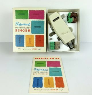 Singer Professional Buttonholer Vtg 1973 Sewing Machine Attachment V102878