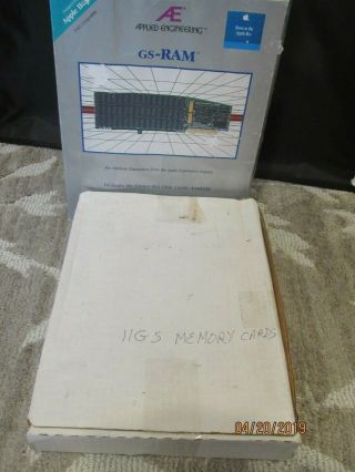 Vintage - Gs Ram - Apple Iigs Ram Card - Fully Populated 1.  5 Mb