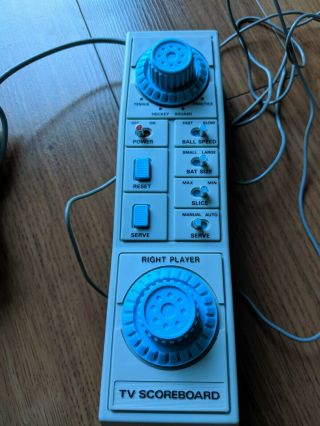VINTAGE RADIO SHACK ELECTRONIC TV SCOREBOARD 60 - 3060 - Retro Arcade Pong Console 4