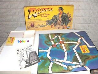 Vintage Raiders Of The Lost Ark Game (1981) Board Game Steranko Art On Box