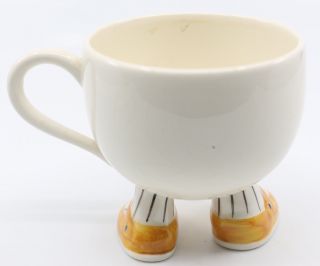 Vintage Carlton Ware Walking Tea Cup.  Yellow Shoes.  Carltonware. 2