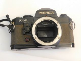 Vintage Yashica Fx - D Quartz Camera 35mm Body Only