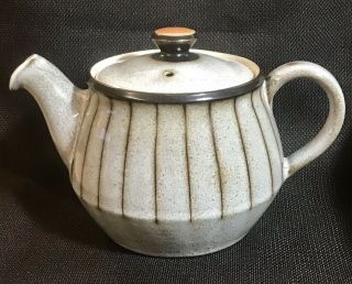 Retro Vintage Denby Studio Stoneware Teapot C.  1963 - 1974 Made In England