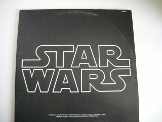 Vintage 1977 Soundtrack Star Wars,  Fold - Out Poster 33 X 22,  Sheet