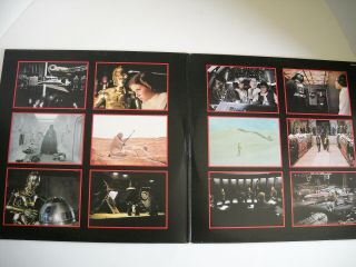 Vintage 1977 soundtrack Star Wars,  fold - out poster 33 x 22,  sheet 4