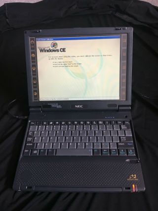 Nec Mobilepro 800 Touchscreen Laptop Vintage1999 Windows Ce And Memory 4mb Card