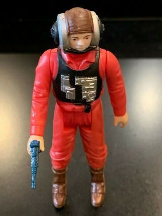 Vintage B - Wing Pilot Star Wars Action Figure 1984 No Coo - Complete