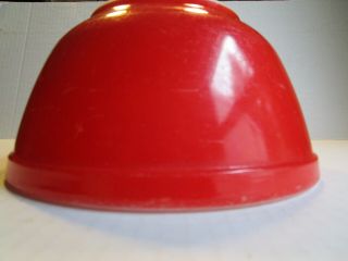 Vintage Pyrex Red Primary Color 402 Mixing Nesting Bowl 1 - 1/2 QT 5