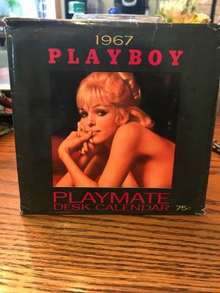 Vintage 1967 Playboy Playmate Desk Calendar - Calendar Is In