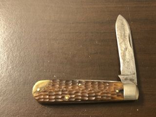 Vintage Case Xx 1920 - 40 2 Blade Bone Jack Knife