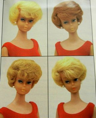 5p History Article,  Pics - Rare VTG 1964 Side Part Bubble Cut Barbie Doll 4